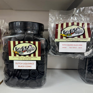 Dutch Liquorice Black Coins